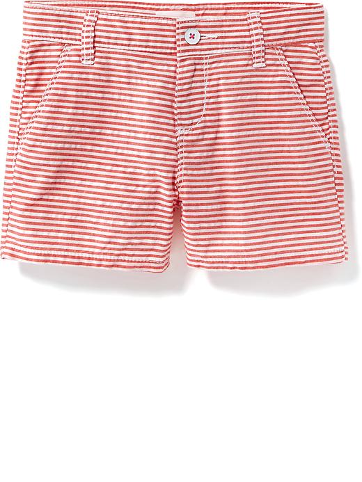 View large product image 1 of 1. Striped Seersucker Shorts for Girls