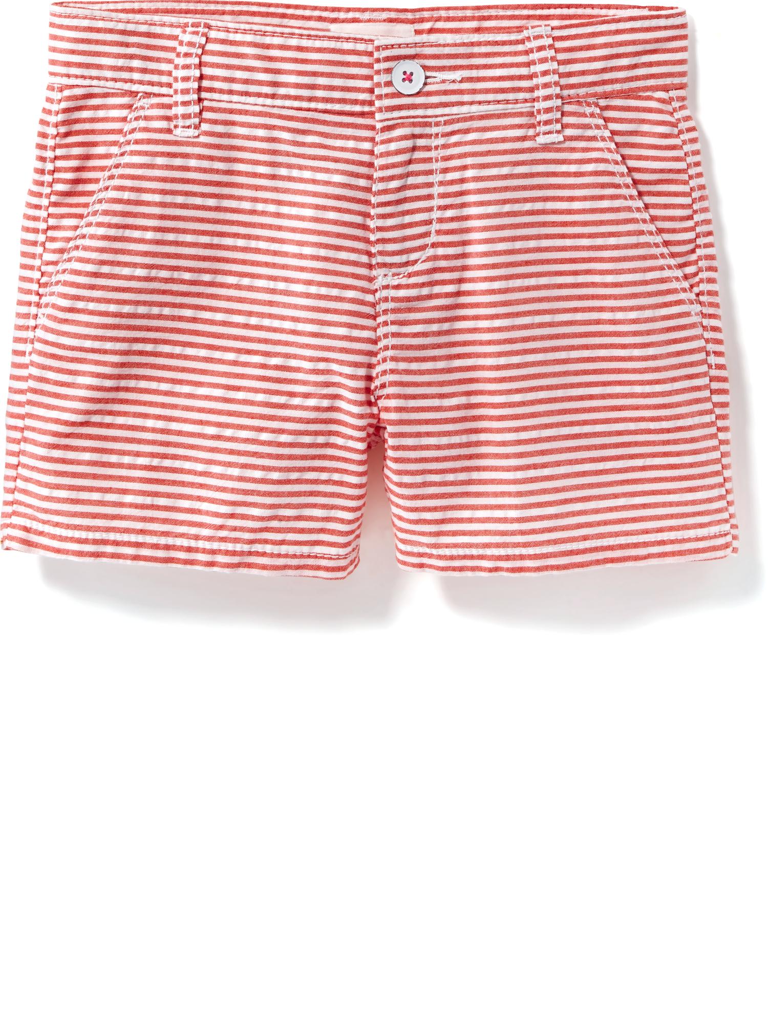 Striped Seersucker Shorts for Girls Old Navy