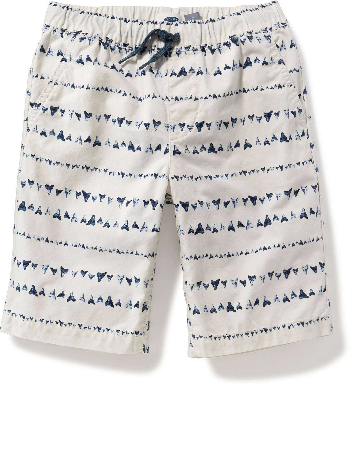 FlatFront Drawstring Jogger Shorts For Boys Old Navy