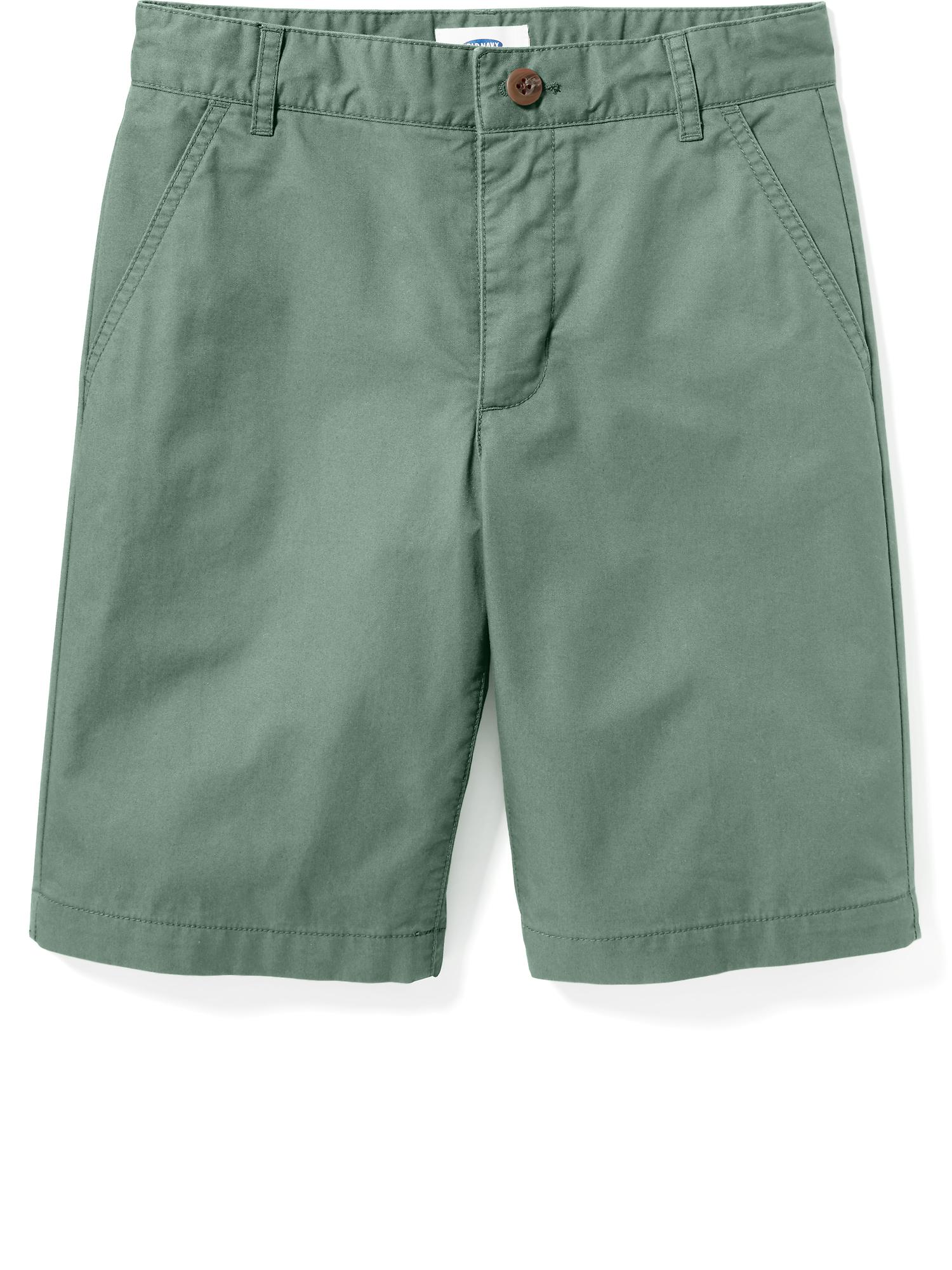 Twill shorts - Light khaki green - Kids