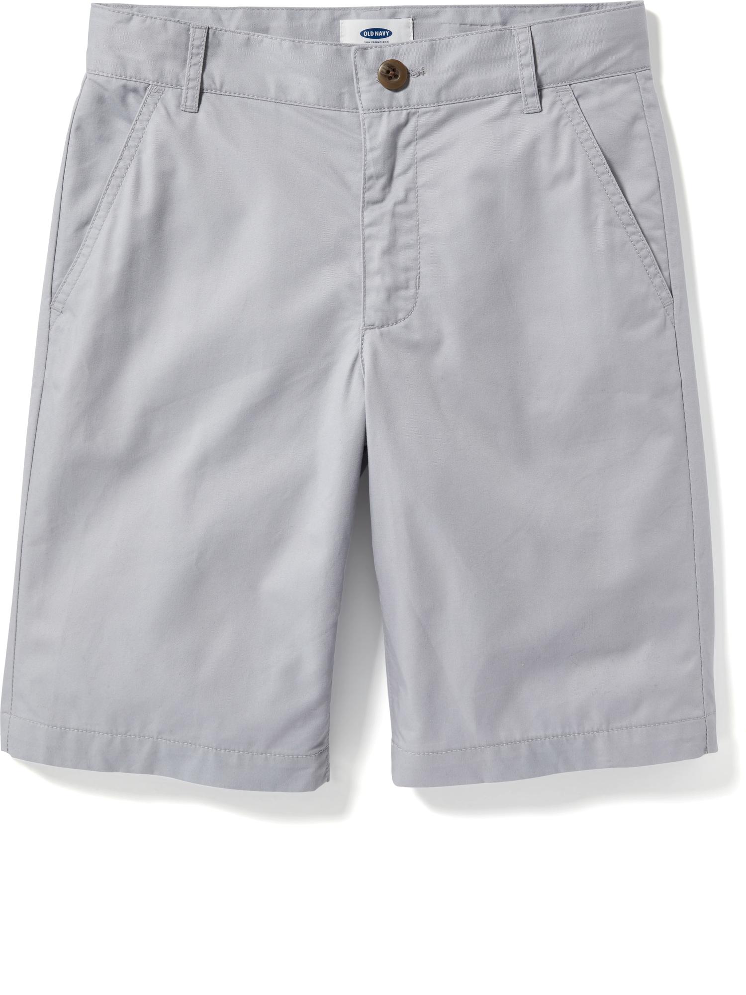 Flat-Front Twill Shorts For Boys | Old Navy