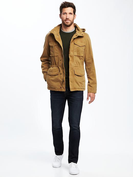 Image number 3 showing, Garment-Dyed Built-In-Flex Twill Jacket for Men