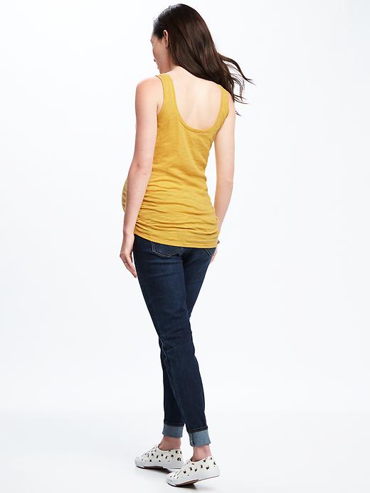 Image number 2 showing, Maternity Fitted Scoop-Neck EveryWear Tank