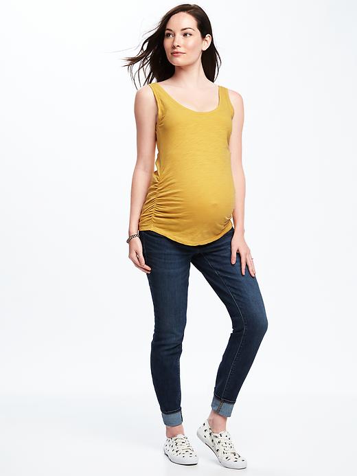 Image number 3 showing, Maternity Fitted Scoop-Neck EveryWear Tank