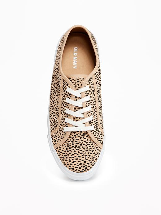 Image number 3 showing, Cheetah-Print Sneakers for Women