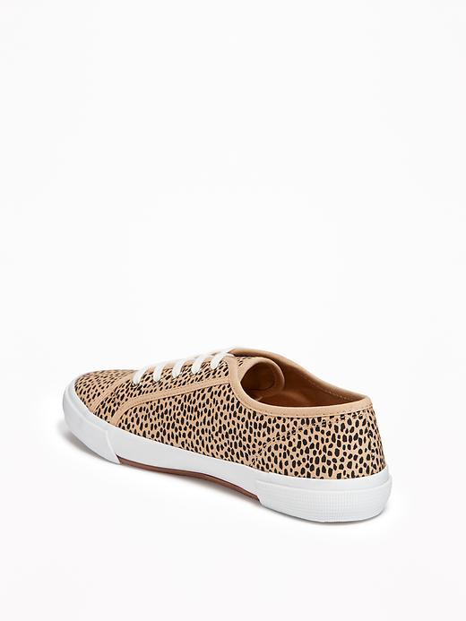 Image number 4 showing, Cheetah-Print Sneakers for Women