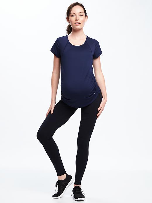 Image number 3 showing, Maternity Go-Dry Cool Mesh Tee