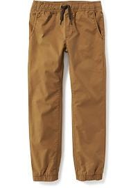 View large product image 3 of 3. Built-In-Flex Twill Joggers For Boys