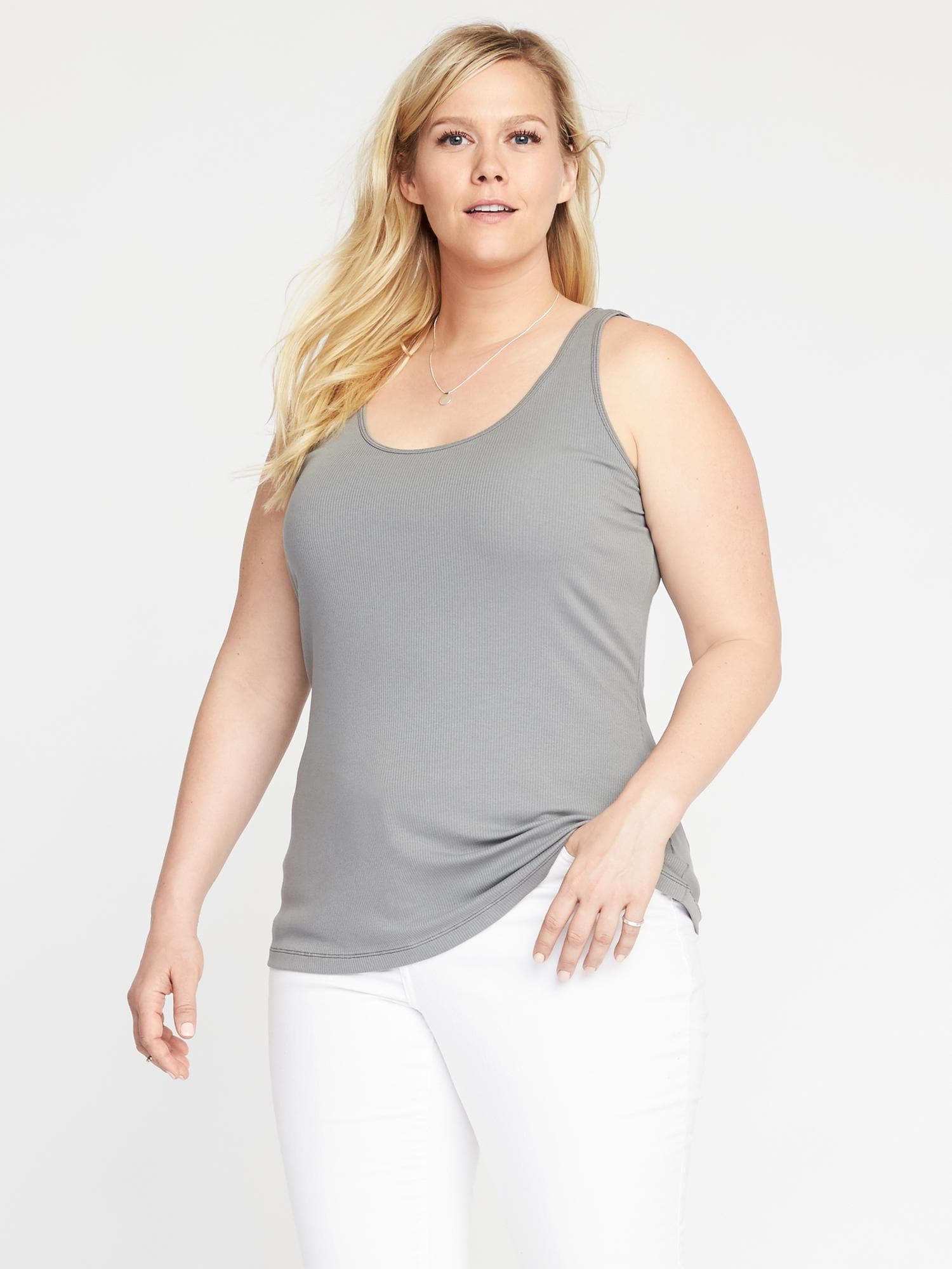 First-Layer Fitted Plus-Size Tank | Old Navy