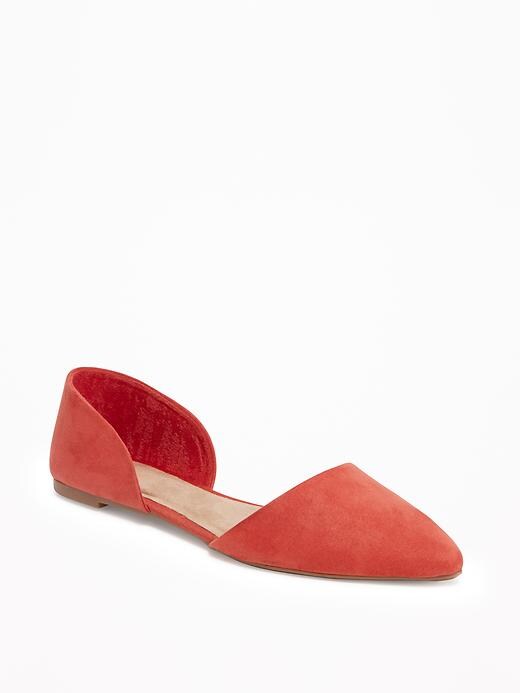 Faux Suede D Orsay Flats For Women Old Navy