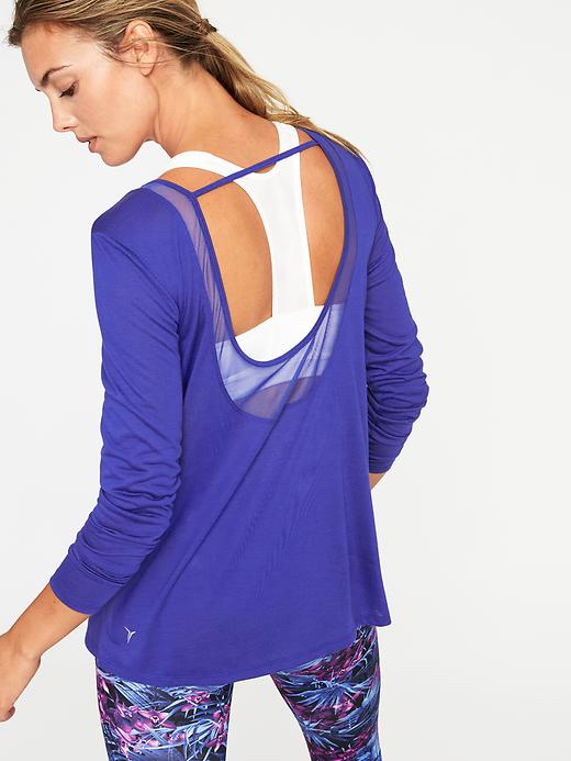Image number 4 showing, Scoop-Back Performance Tee for Women