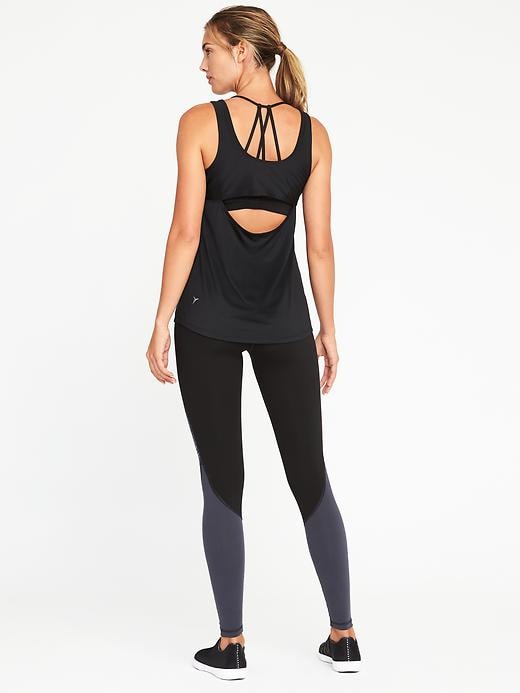 Image number 2 showing, Cutout-Back Performance Tank for Women