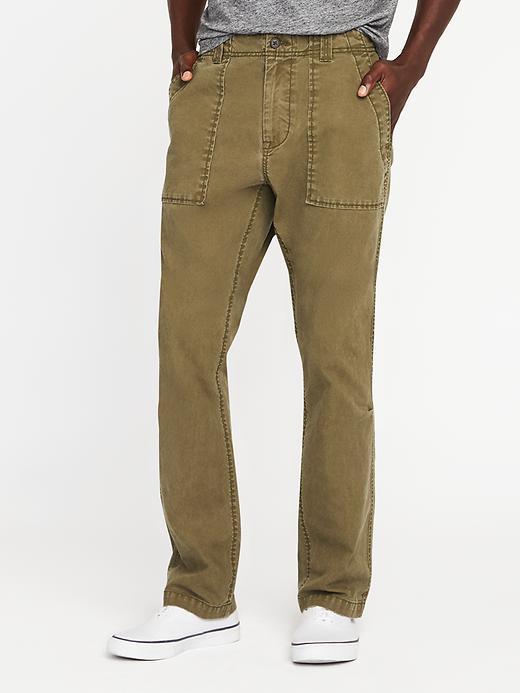 View large product image 1 of 1. Straight Built-In Flex Canvas Utility Pants for Men