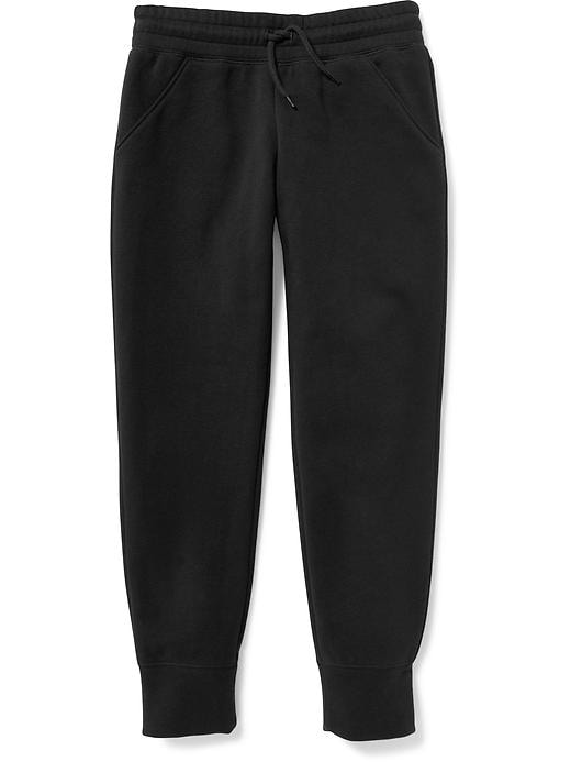 View large product image 1 of 1. Fleece Uniform Sweatpants for Girls