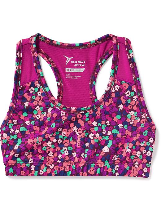 View large product image 1 of 1. Mesh-Racerback Sports Bra for Girls