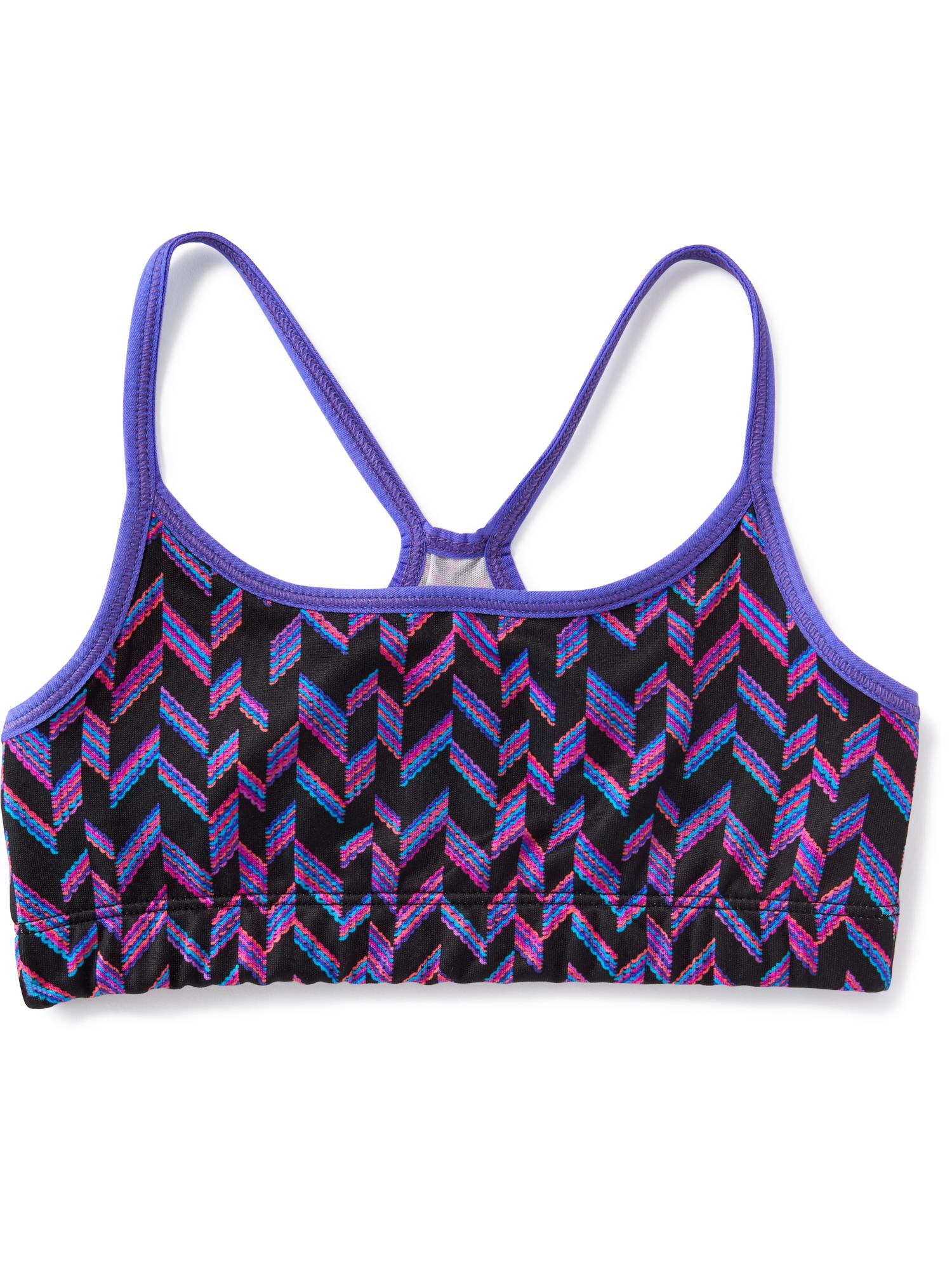 Printed Cami Sports Bra for Girls | Old Navy