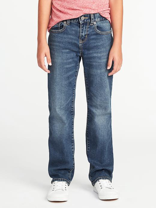 Old Navy Built-In-Flex Straight Jeans For Boys. 1
