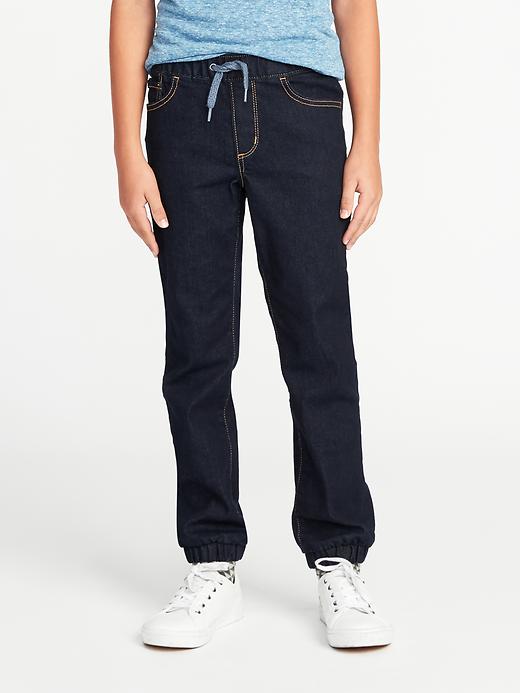 View large product image 1 of 3. Built-In Flex Denim Joggers for Boys