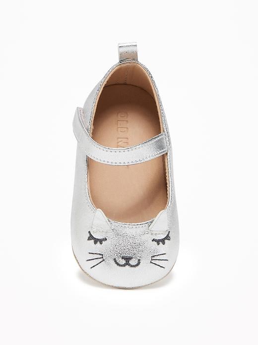 Metallic Critter Ballet Flats for Baby Old Navy