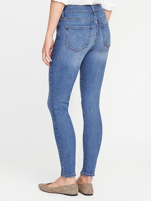 Image number 2 showing, Mid-Rise Rockstar Super Skinny Jeans for Women
