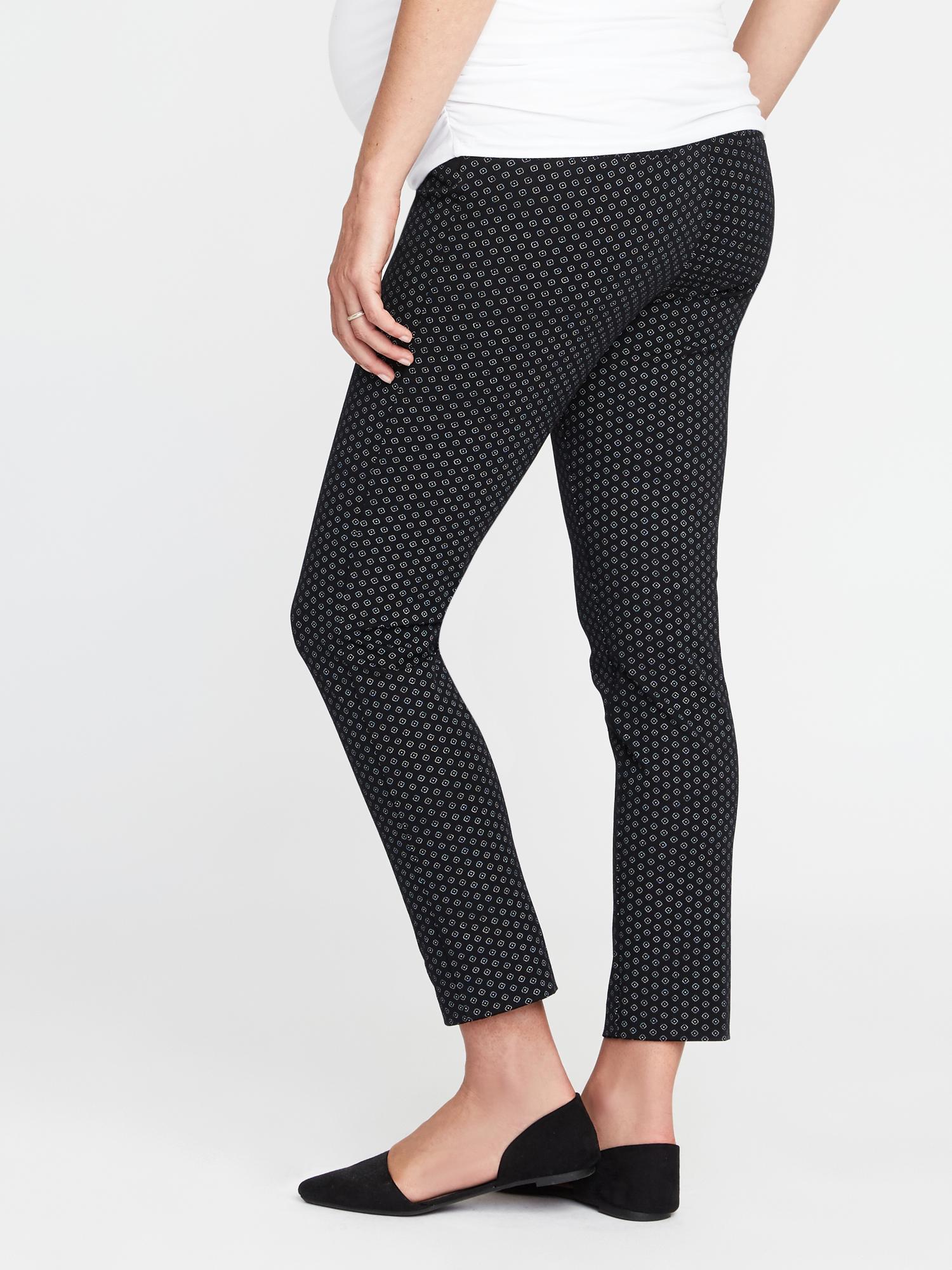 Maternity Side-Panel Pixie Ankle Pants