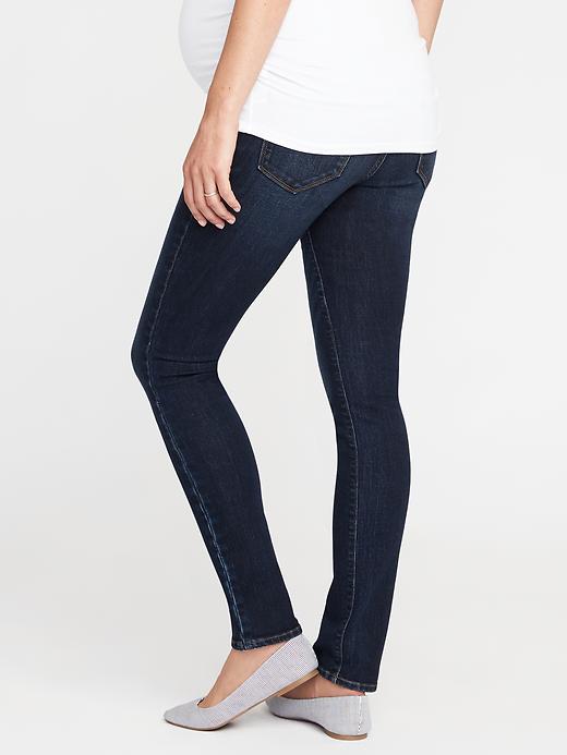View large product image 2 of 3. Maternity Full-Panel Skinny Jeans
