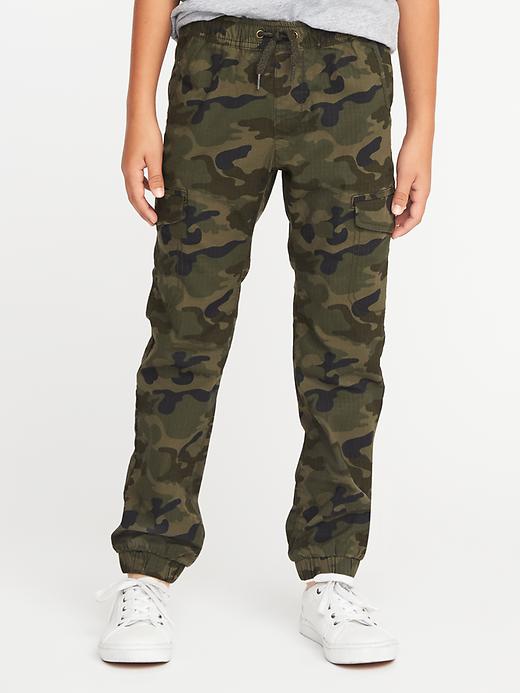 View large product image 1 of 1. Built-In Flex Ripstop Cargo Joggers For Boys