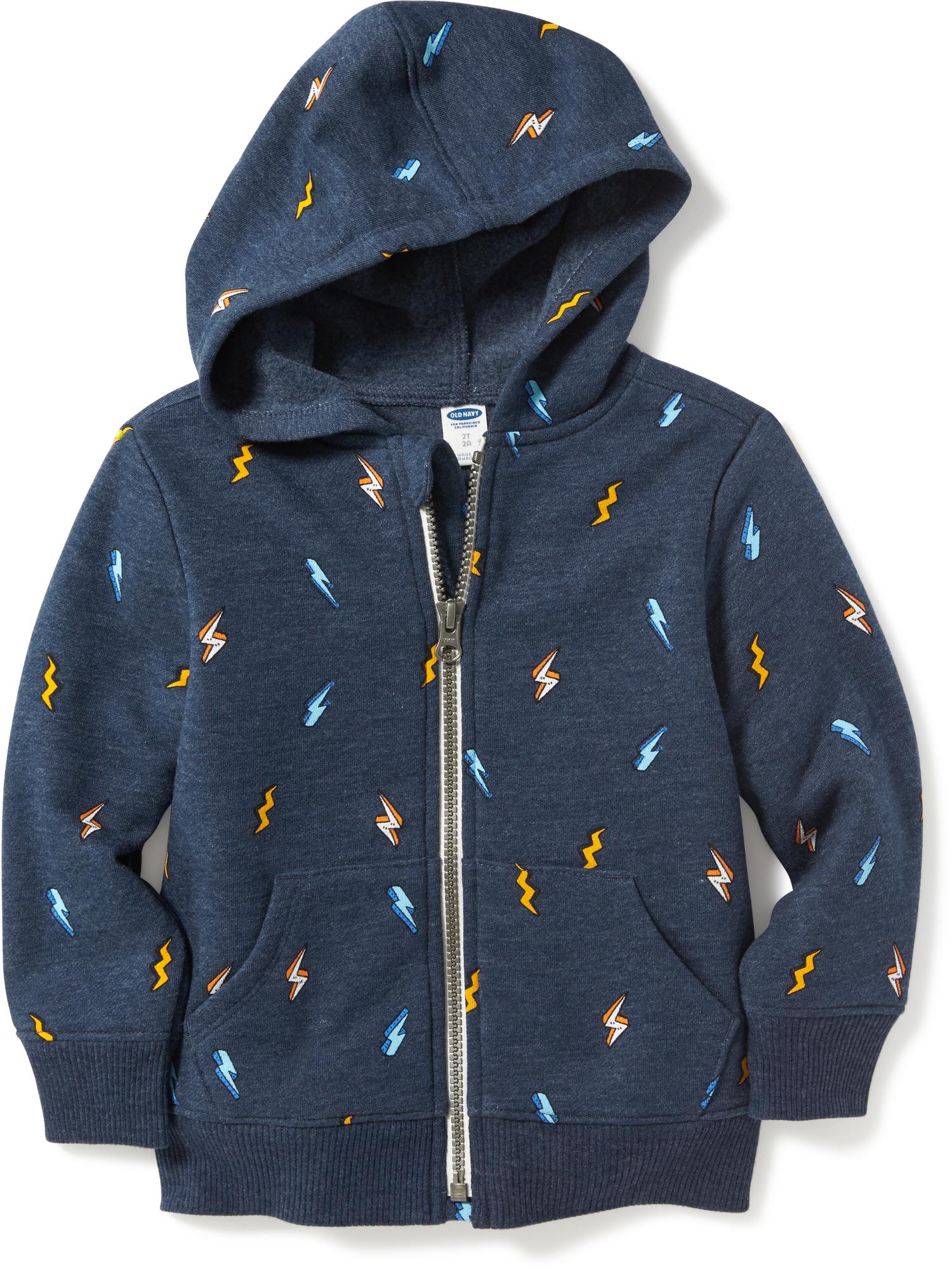 Printed ZipFront Hoodie for Toddler Boys Old Navy