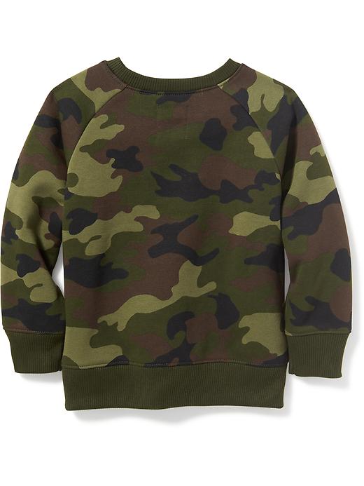 View large product image 2 of 4. Camo Logo Sweatshirt for Toddler Boys