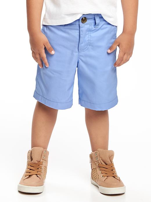 View large product image 1 of 2. Pop-Color Khaki Shorts for Toddler Boys