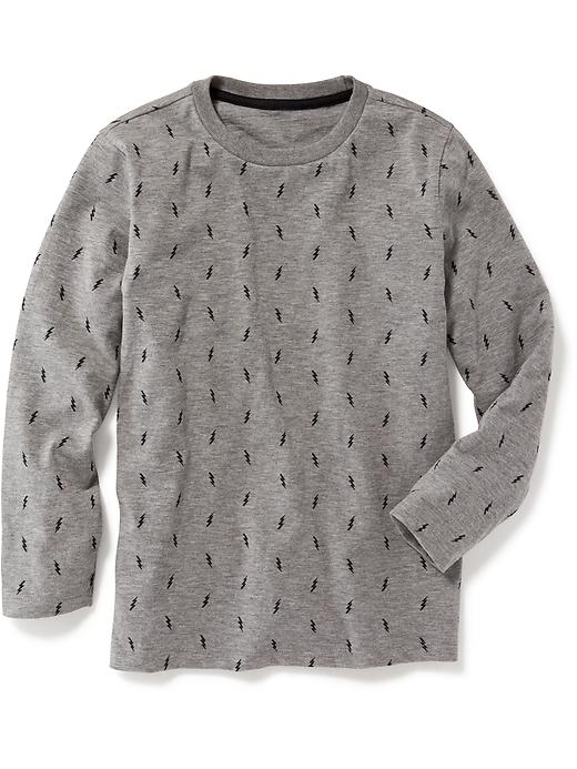 View large product image 1 of 3. Softest Printed Slub-Knit Tee For Boys