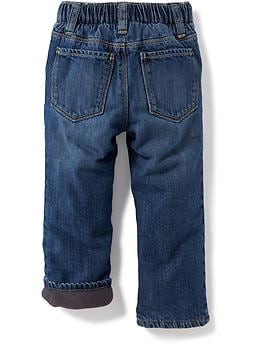 Micro-Fleece-Lined Jeans for Toddler Boys