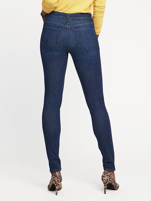 View large product image 2 of 3. Mid-Rise Built-In Sculpt Rockstar Jeans for Women