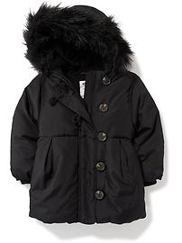 View large product image 4 of 4. Frost-Free Toggle Coat for Toddler Girls