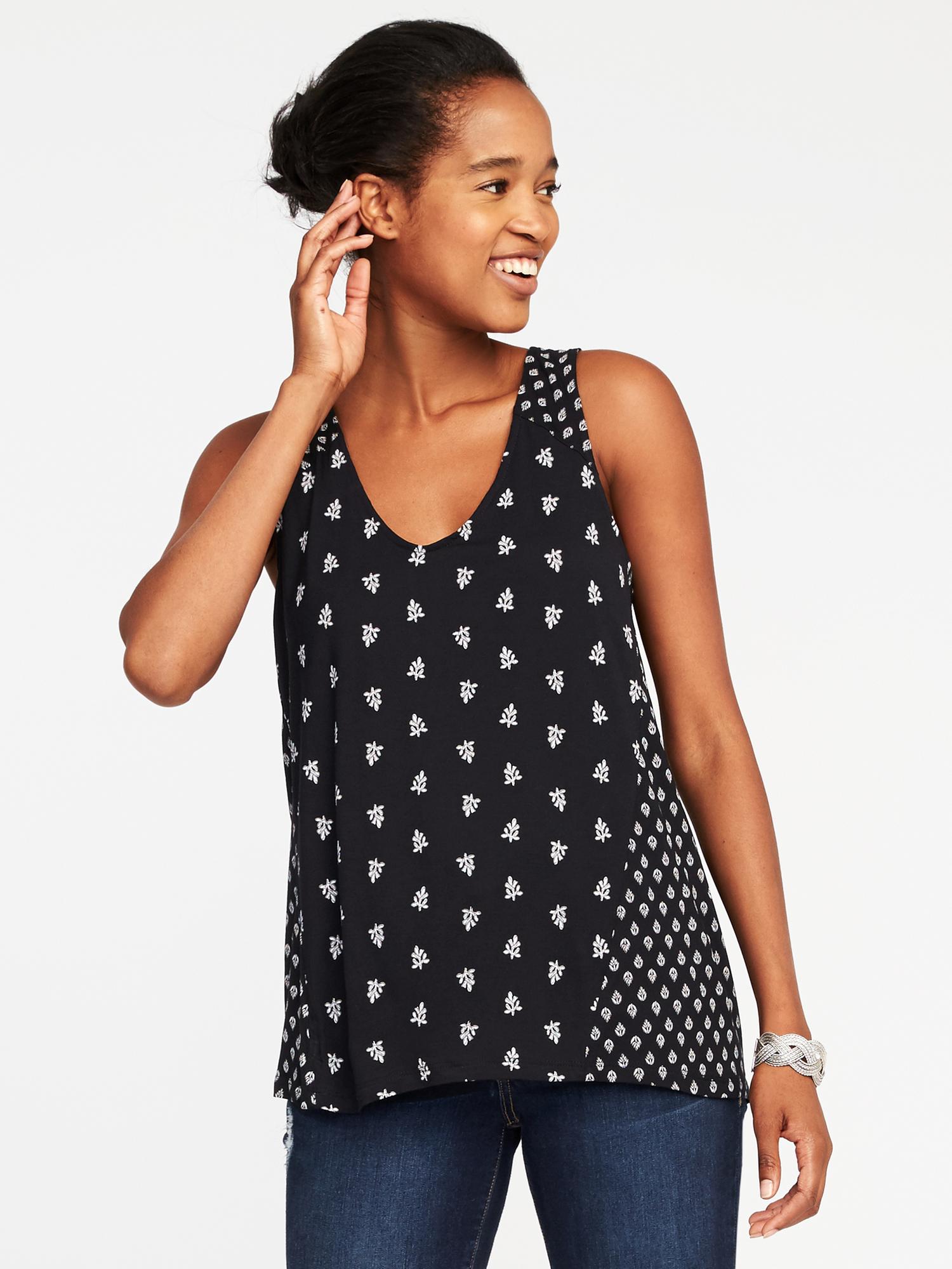 Relaxed Bow-Back Top for Women | Old Navy