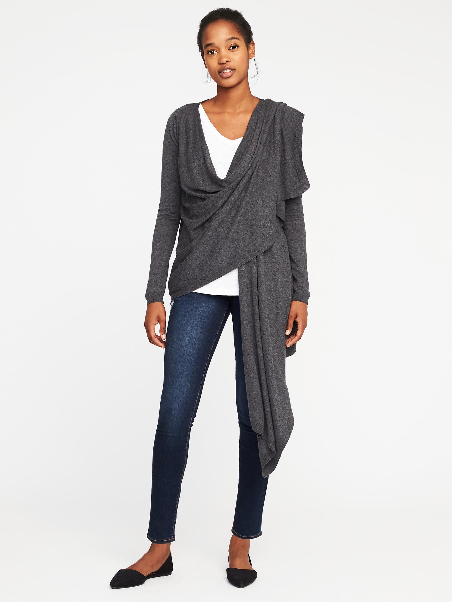 Nursing clearance wrap cardigan