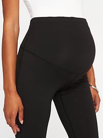 View large product image 3 of 3. Maternity Full-Panel Elevate Compression Leggings