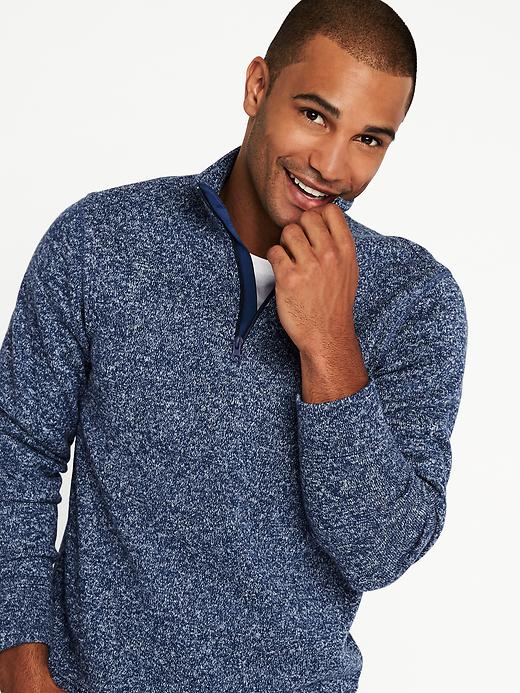 Image number 4 showing, Sweater-Fleece 1/4-Zip Pullover for Men