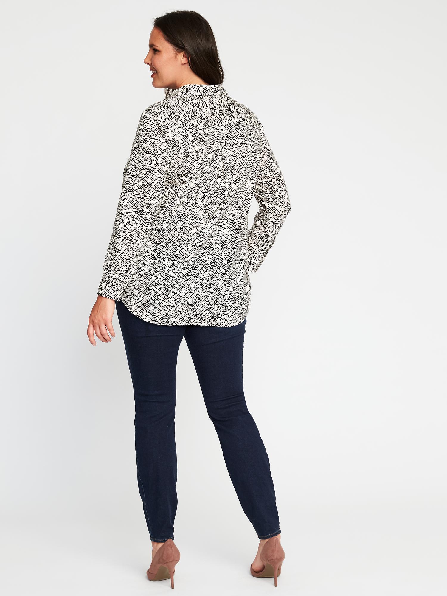 Classic Plus-Size Tunic Shirt | Old Navy