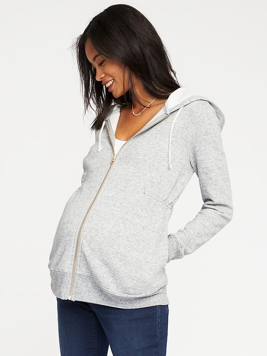 Image number 1 showing, Maternity Cinched-Waist Hoodie