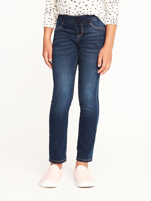 NWT Old Navy Skinny Pull-On Jeggings Jeans Pants Dark Wash Denim Girls XL  14