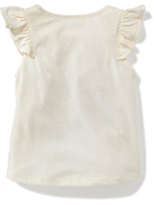 Graphic Ruffle-Sleeve Top for Toddler Girls | Old Navy