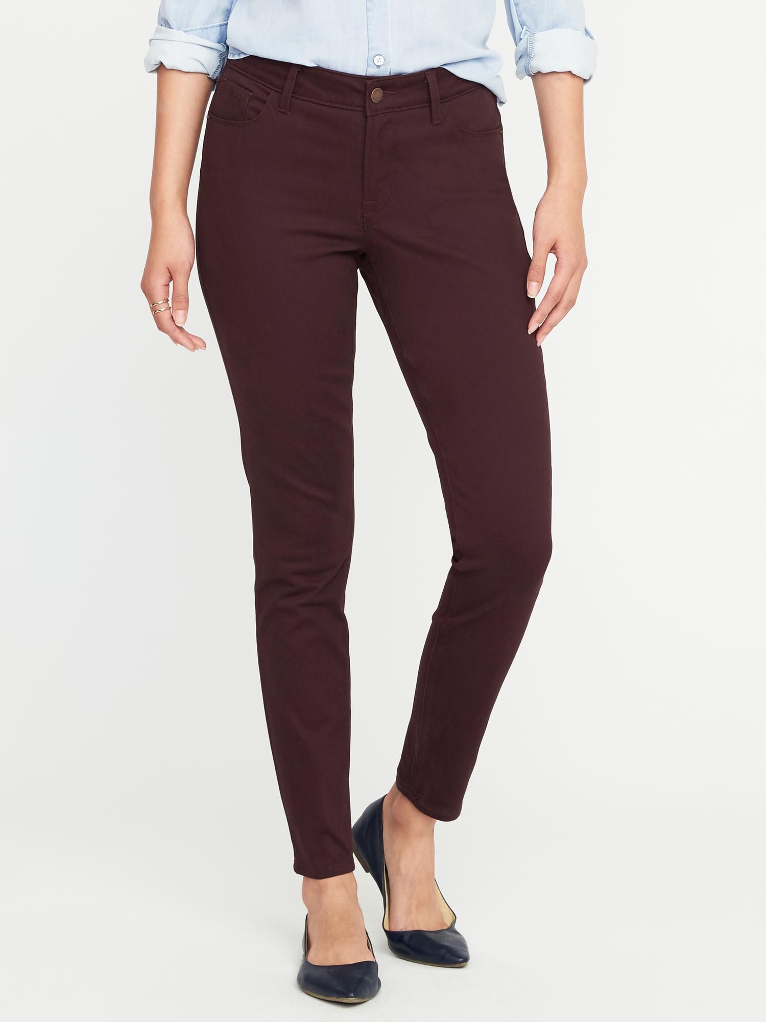 Mid-Rise Rockstar Sateen Jeans for Women | Old Navy