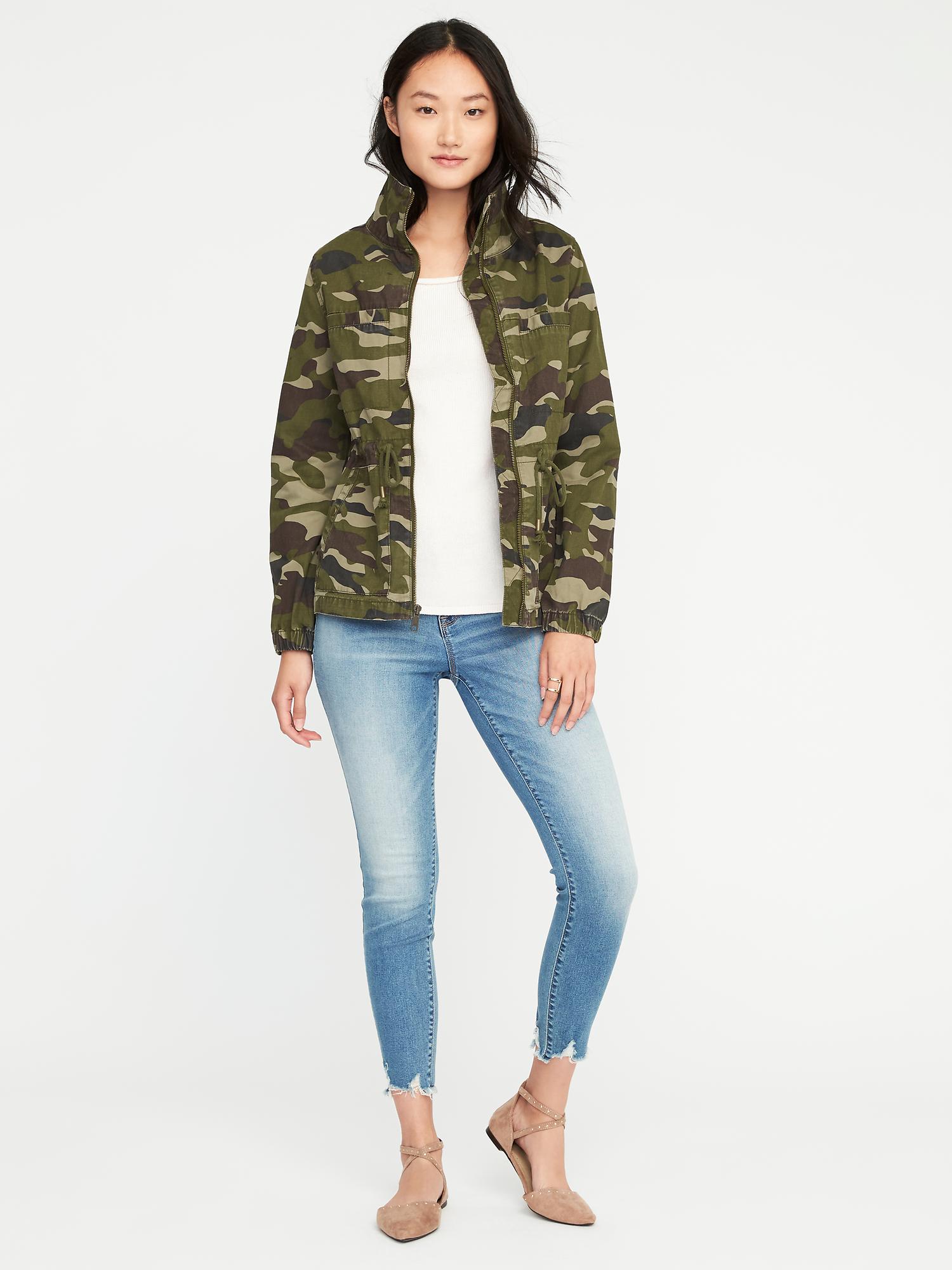 Twill Field Jacket for Women Old Navy