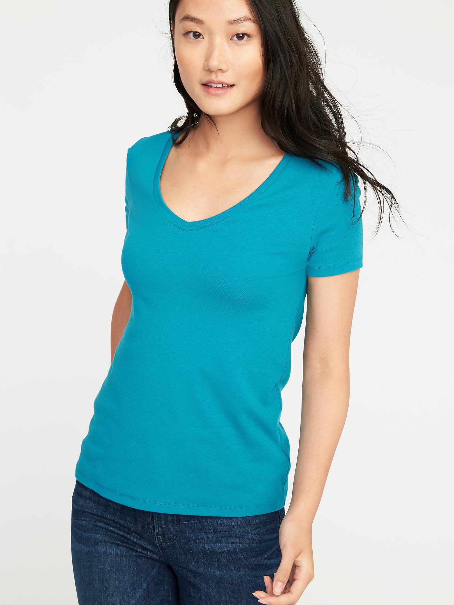SlimFit VNeck Tee for Women Old Navy