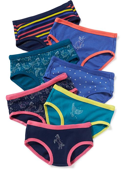 View large product image 1 of 1. Graphic Bikini Underwear 7-Pack For Toddler Girls
