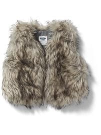 View large product image 4 of 4. Faux-Fur Vest for Toddler Girls