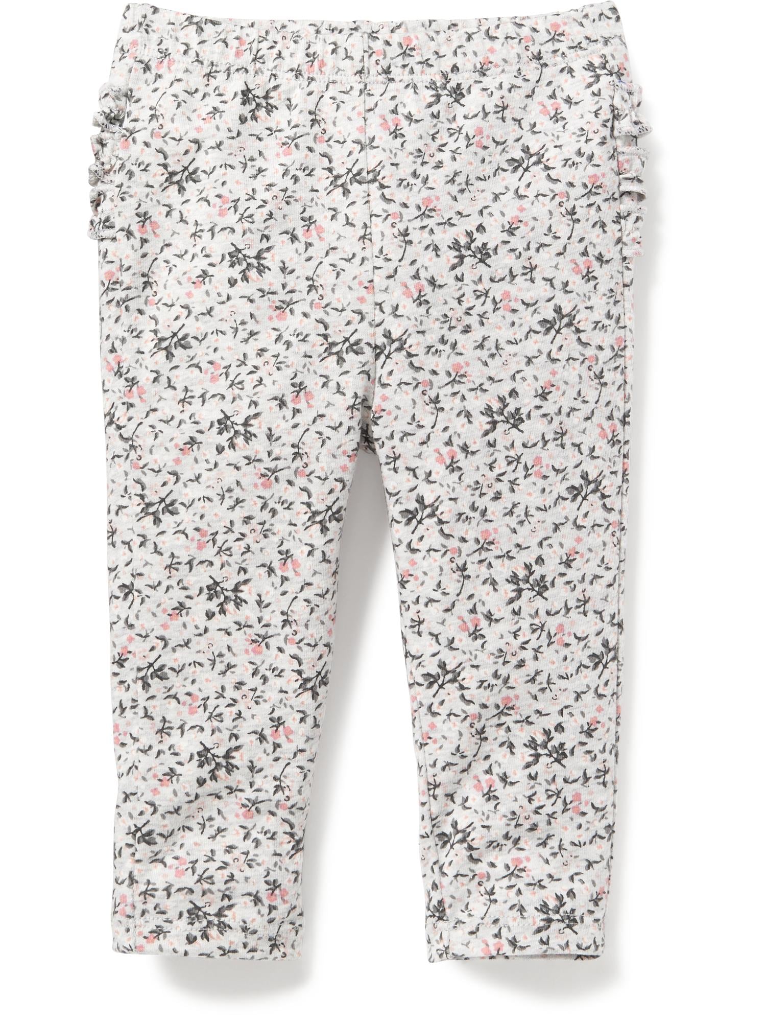 Printed RuffleBack Leggings for Baby Old Navy