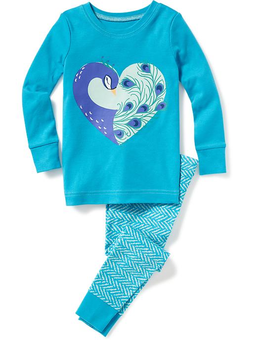 View large product image 1 of 1. Peacock Graphic Sleep Set for Toddler & Baby
