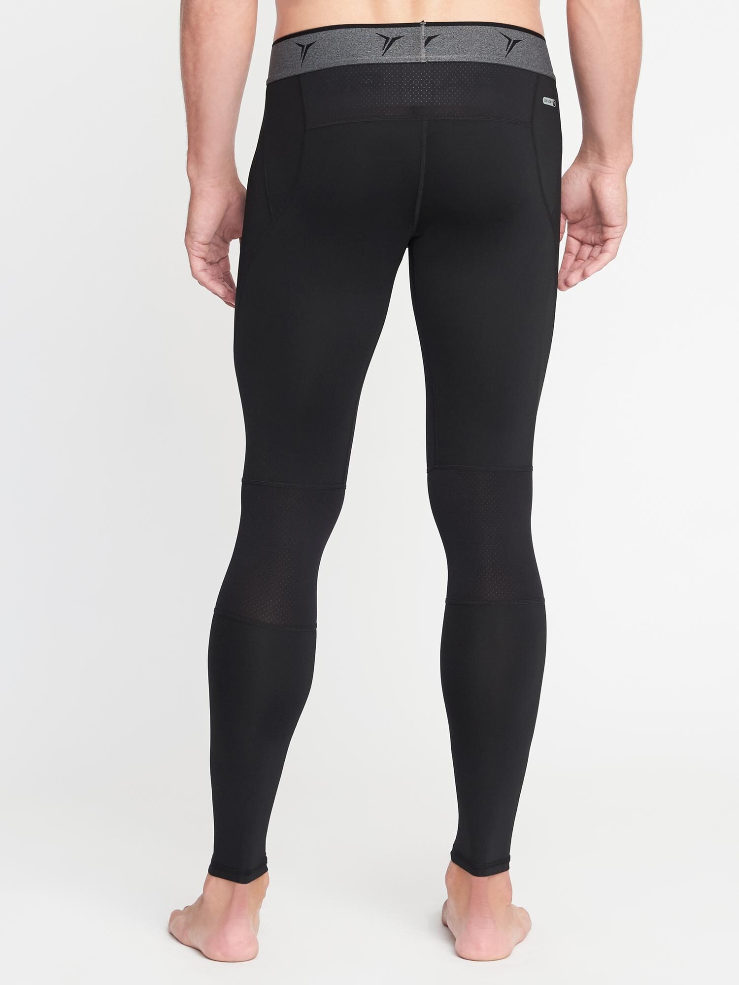 GoDry BaseLayer Tights for Men Old Navy